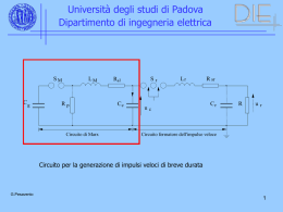 Diapositiva 1 - Dipartimento di Ingegneria Industriale