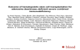 Humoral recovery after HCT in relation to donor type.