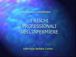 il rischio bilogico - Corso di laurea in Infermieristica