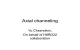 Axial channeling - Indico