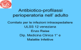 Antibiotico profilassi perioperatoria nell` adulto