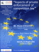 Aspects of private enforcement of competition law
