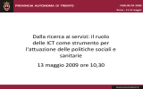 Diapositiva 1 - Provincia Autonoma di Trento
