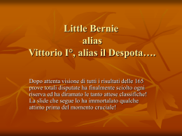 Little Bernie - Associazione Velica Trentina