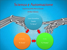 presentazione lavori robotica IN RETE2007