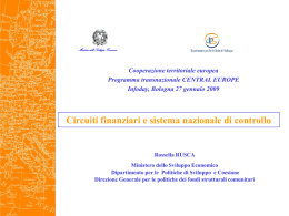 Presentazione di PowerPoint - Cooperazione Territoriale Europea