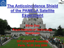 The Anticoincidence Shield of the PAMELA Satellite Experimenthot!