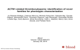 Functional studies of novel ACTN1 variants.