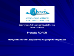 Diapositiva 1 - Progetto ROADr