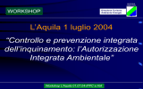 Workshop L`Aquila 01.07.04-IPPC e AIA