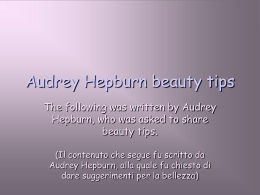 Audrey Hepburn - gianobifronte