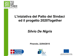 Diapositiva 1 - Laboratorio Pinerolese per la città e il territorio Smart