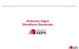 Presentazione del Direttore Generale Antonio Vigni