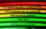 Spettroscopia astronomica con i grandi telescopi ESO: da X