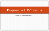 Programma LLP-Erasmus - Università degli Studi di Trento