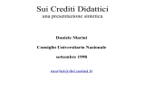 Sui Crediti Didattici - Università degli Studi di Milano
