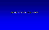 Primo esercizio di PL/SQL e .PSP(15-Apr