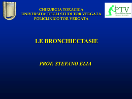 bronchiectasie