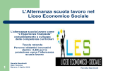 Diapositiva 1 - Liceo Economico Sociale