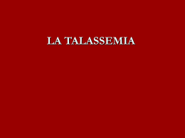 La talassemia