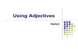 Using Adjectives File