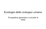 Ecologia dello sviluppo umano - Facoltà di Medicina e Psicologia