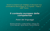 Il contesto europeo delle competenze