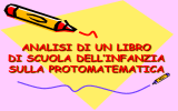 Analisi libro di scuola infanzia sulla protomatematica