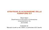 Strategie di acquisizione delle forniture ICT