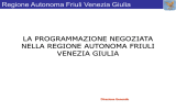 la programmazione negoziata nella regione autonoma friuli venezia
