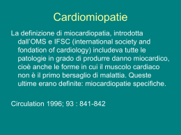 Cardiomiopatie dilatative Prof. Mondillo