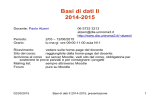 Basi di dati (nuovo ordinamento) 2001-2002