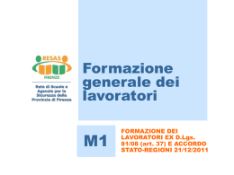 Le parole della sicurezza - Istituto Comprensivo Guicciardini