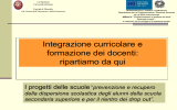 Modulo formativo per i docenti