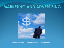Marketing and Advertising