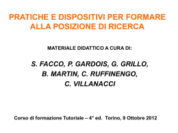 Diapositiva 1 - Corsi di Laurea delle Professioni Sanitarie