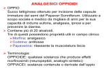 analgesici oppioidi