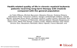 Health-related quality of life in chronic myeloid