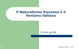 Il Naturalismo francese e il Verismo italiano