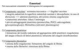 Lezione Piastrine