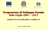 Presentazione P.S.R. Puglia