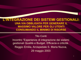 Nessun titolo diapositiva - Azienda Ospedaliera di Reggio Emilia