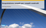 Acquisizione cespiti per cespiti costruiti