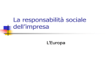 La responsabilità sociale dell`impresa