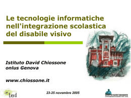 Accessibilità del web - ITD :: Istituto per le Tecnologie Didattiche