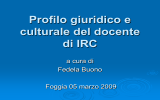 Profilo giuridico e culturale del docente di IRC