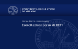 Esercitazioni corso di RETI