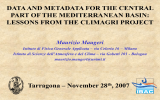 Data and metadata for the central part of the Mediterranean Basin