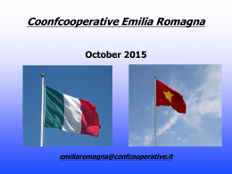 THE CONFCOOPERATIVE SYSTEM OF EMILIA ROMAGNA