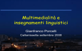 Multimedialità e insegnamenti linguistici